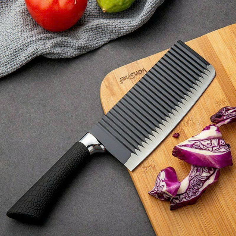 Chuyên sỉ dao Thái Gợn Sóng Nhà Bếp Ok3 Asakh Bản To 29x7cm 4 Chuyên sỉ dao Thái Gợn Sóng Nhà Bếp Ok3 Asakh Bản To 29x7cm