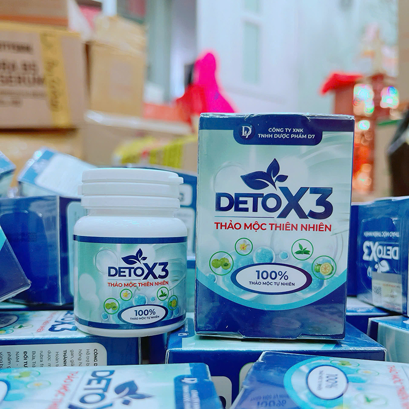 Viên Uống Thảo Mộc Thiên Nhiên Detox X3 - Phiên Bản Mới 8 Viên Uống Thảo Mộc Thiên Nhiên Detox X3 - Phiên Bản Mới