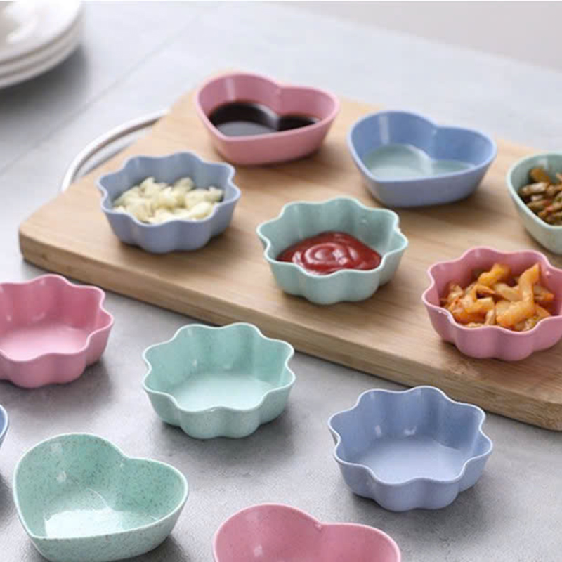 Combo 2 Chén Đựng Gia Vị Hình Bông Hoa - Chén Đựng Nước Chấm Bằng Nhựa Cao Cấp 7x7x2.5cmcm 8 Combo 2 Chén Đựng Gia Vị Hình Bông Hoa - Chén Đựng Nước Chấm Bằng Nhựa Cao Cấp 7x7x2.5cmcm