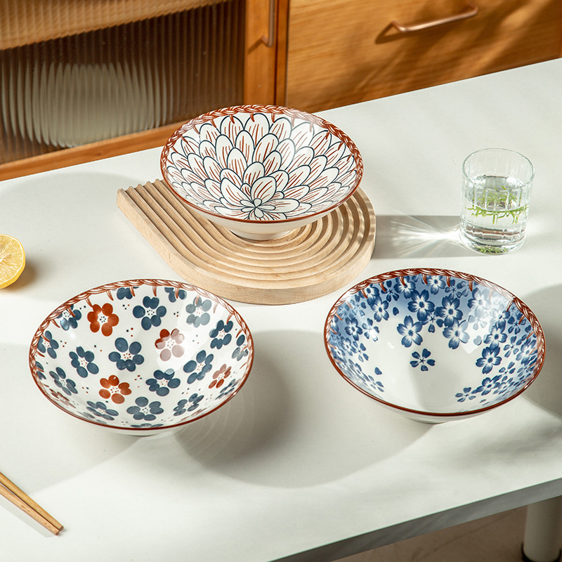 26052_o1cn01j8yyp91gafifzxfif-2217112680638-0-cib_20250122153729-2.jpg Tô Sứ Hình Nón Họa Tiết Vẽ Bằng Tay Cao Cấp 20x20x8cm - TSHN01