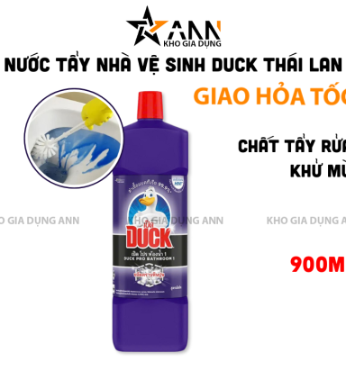 Chai Tẩy Bồn Cầu Duck Thái Lan - Chai Khử Mùi Bồn Cầu Diệt Khuẩn Siêu Sạch Tiết Kiệm 900ml - TBC02