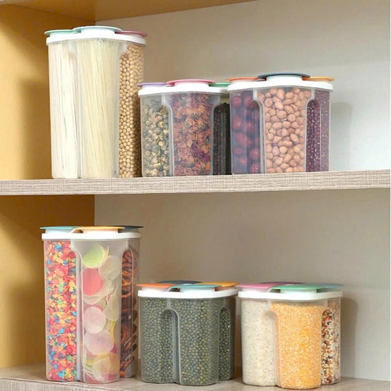 26070_z6251584342138-d372f1d448f55a9b4f0be439ea0ad51d_20250124153140-1.jpg Hộp Nhựa Trong Suốt Đựng Thực Phẩm Khô - Hộp Nhựa Chống Thấm Nước 4 Ngăn 1,5L 13x13x15cm - HDTP01