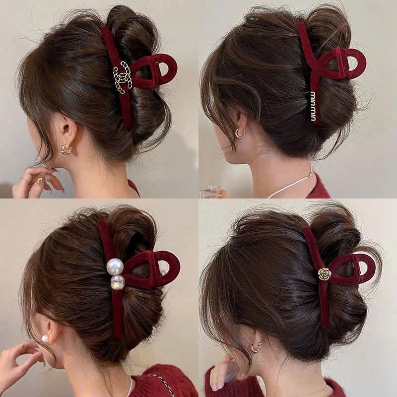 Chỗ sỉ set 4 Kẹp Tóc Nhung Đỏ Hot Mùa Tết 2025 11 Chỗ sỉ set 4 Kẹp Tóc Nhung Đỏ Hot Mùa Tết 2025
