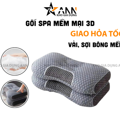 Gối Ngủ - Gối Spa Mềm Mại 3D - GN01