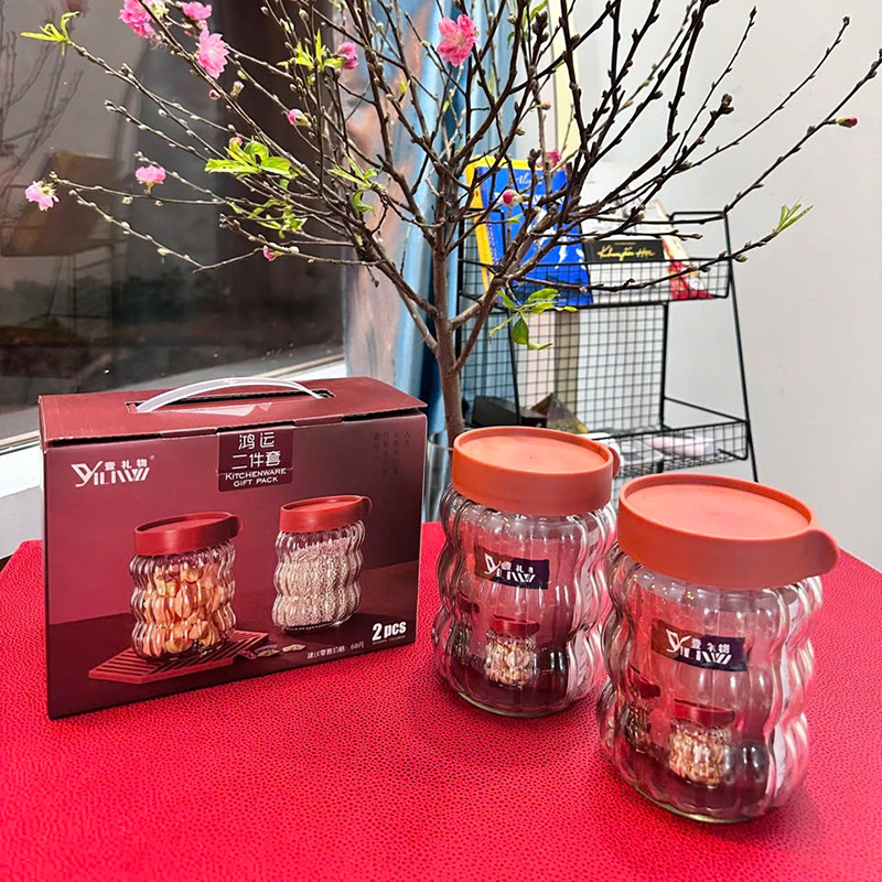 Nguồn hàng sỉ bộ 2 Hũ Đựng Gia Vị Thủy Tinh Cao Cấp - Lọ Gia Vị Nắp Đỏ YILIWU 9x16cm 7 Nguồn hàng sỉ bộ 2 Hũ Đựng Gia Vị Thủy Tinh Cao Cấp - Lọ Gia Vị Nắp Đỏ YILIWU 9x16cm