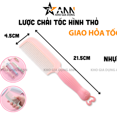 Lược Chải Tóc Hình Thỏ 4.5x21.5cm - LCHT01
