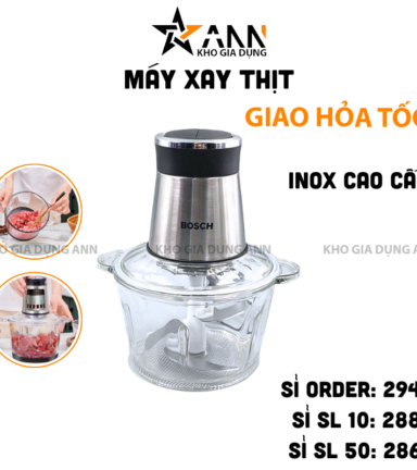 Máy Xay Thịt Inox Bosch Cao Cấp 2L - MXT01