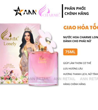 Nước Hoa Charme Lonely Mùi Nữ 75ml Phiên Bản Mới 2025 - NHCL2025
