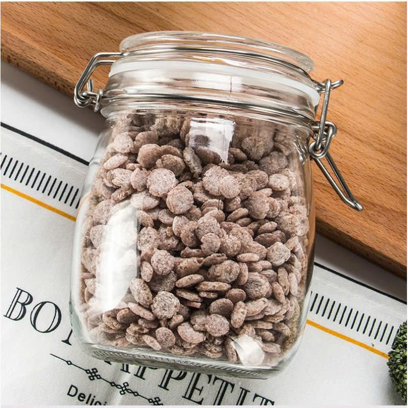 Shop sỉ combo 2 Hũ Thủy Tinh Tròn Nắp Cài Đựng Thực Phẩm - Lọ Thủy Tinh Đựng Đồ Khô 1200ml 8 Shop sỉ combo 2 Hũ Thủy Tinh Tròn Nắp Cài Đựng Thực Phẩm - Lọ Thủy Tinh Đựng Đồ Khô 1200ml