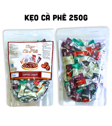 Kẹo Cà Phê Túi Zip 250g - KCPTZ250G