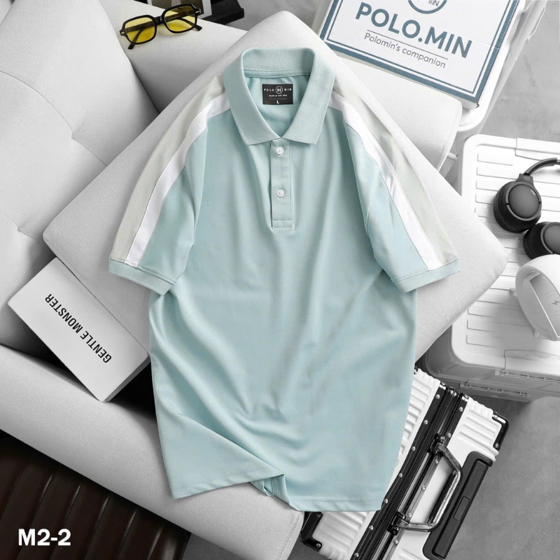 26168_27_20250325170317-1.png Áo Thun Nam Cổ Bẻ Phối Sọc Tay Áo (Có Size 3XL) - CS248