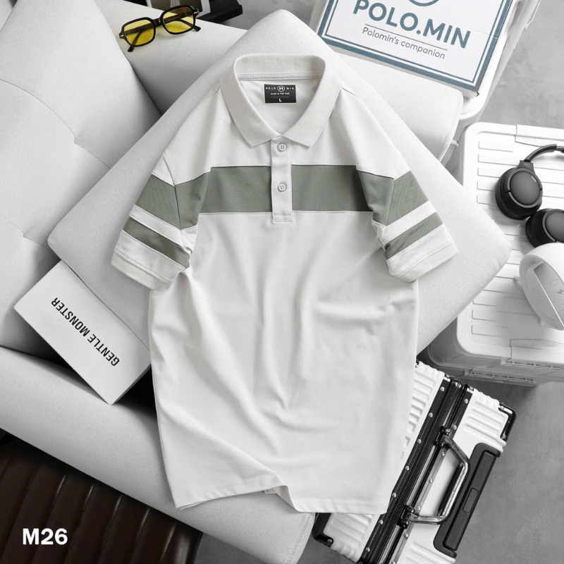 26174_98_20250325191445-1.png Áo Thun Nam Có Cổ Phối Sọc Độc Đáo (Có Size 3XL) - CS255