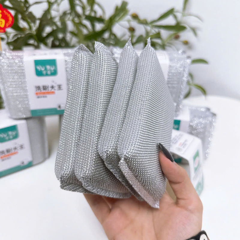 Set 4 Miếng Cọ Rửa Chén Bát Đĩa Đũa Cọ Xoong Nồi Tạo Bọt Đa Năng 10x8cm 9 Set 4 Miếng Cọ Rửa Chén Bát Đĩa Đũa Cọ Xoong Nồi Tạo Bọt Đa Năng 10x8cm