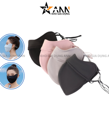 Khẩu Trang Lụa Chống Tia Uv Khẩu Trang Chống Nắng UPF 50+ – Cao Cấp - KTL01