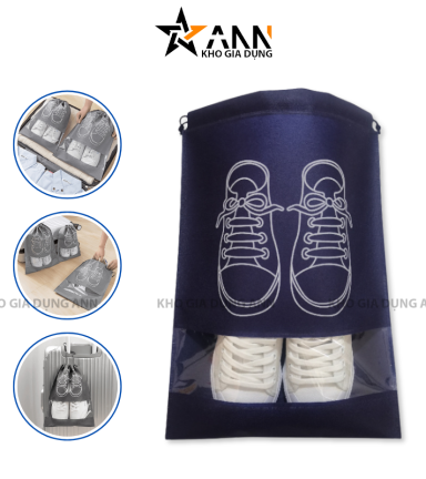 Túi Đựng Giày Khỏi Bụi Bẩn - Túi Vải Để Giày Dép Túi Xách - Bảo Quản Giày Dép 43x28.5cm - TDGD01