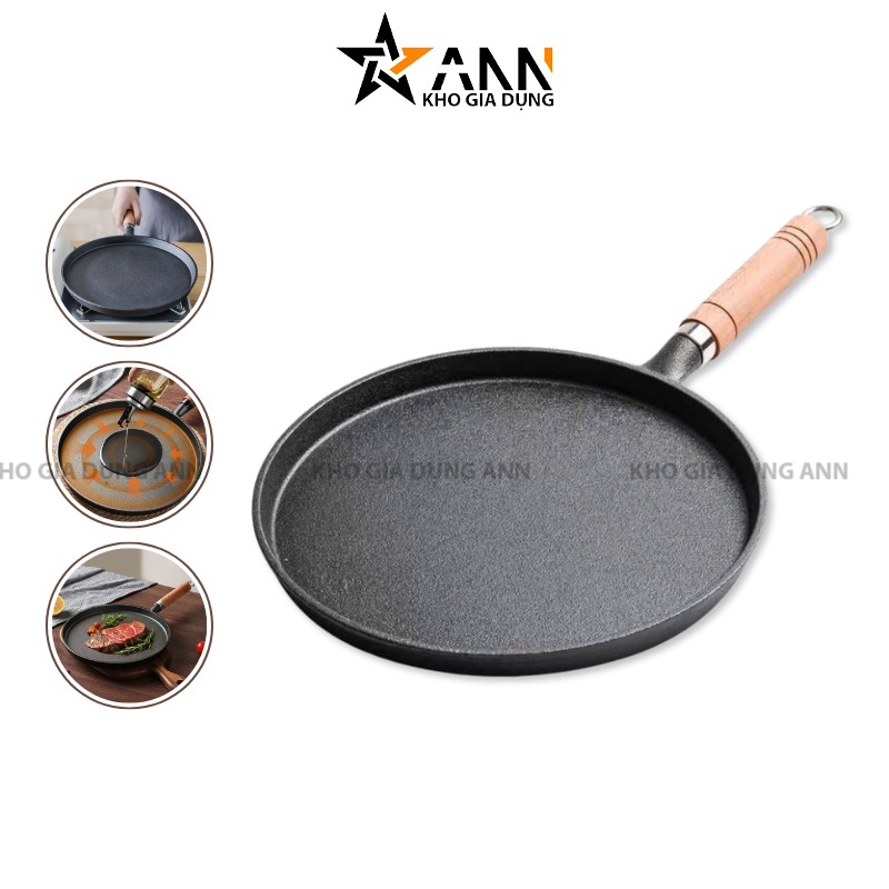 26199_2_20250401112339-1.png Chảo Gang Tròn Nguyên Khối Cán Gỗ Cao Cấp 20cm - CGTNK01