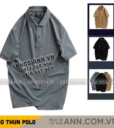Áo Thun Nam Cổ Bẻ In Họa Tiết Bền Đẹp (Có Size 3XL) - CS267