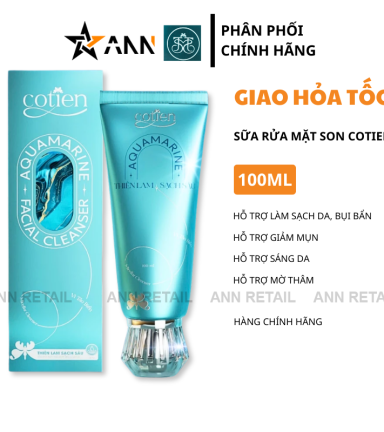 Sữa Rửa Mặt Son Cotien 100ml - Mỹ Phẩm Sơn Tiên Dành Cho Da Thâm Mụn - 8938561280017