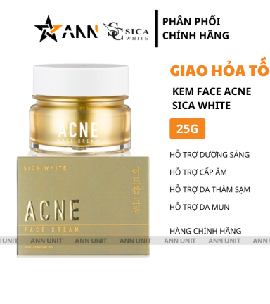 Kem Face Hỗ Trợ Giảm Mụn Acne Sica White Cao Cấp 25g - 8938515360116
