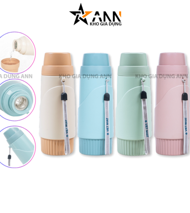 Phích Đựng Nước Nóng 450ml Việt Nhật - Bình Thủy Đựng Nước Cao Cấp - PDN01