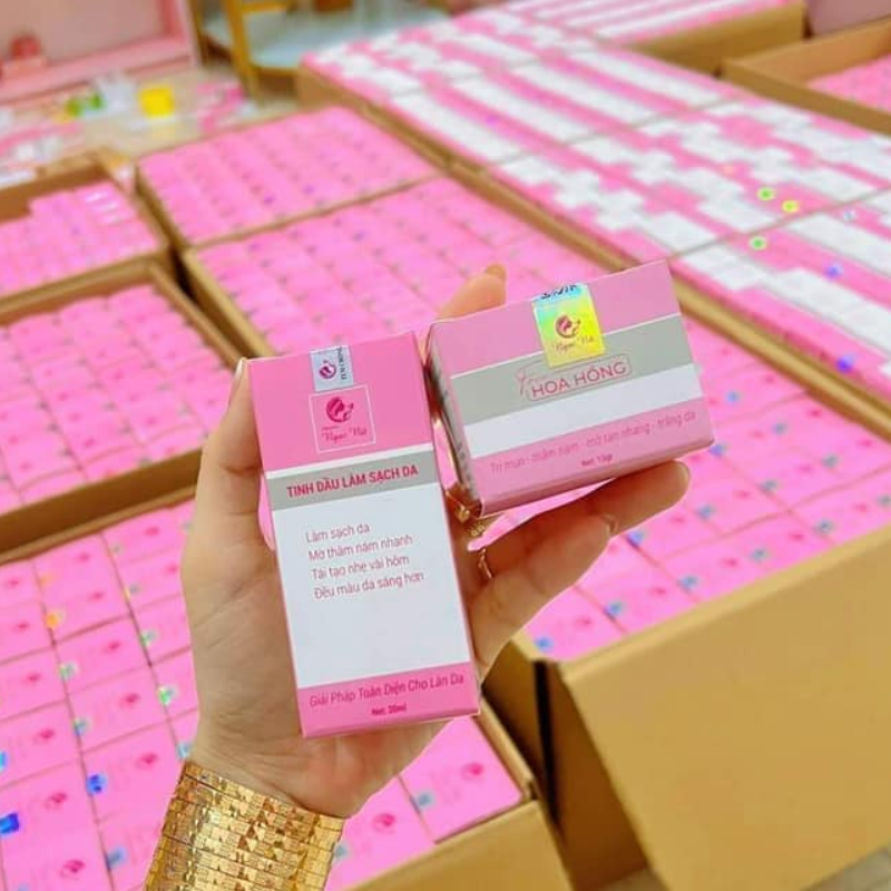 Combo Ngọc Nữ Chính Hãng - Kem Face Hoa Hồng 15g & Serum 30ml Hỗ Trợ Cải Thiện Da Thâm Nám Lão Hóa Da 6 Combo Ngọc Nữ Chính Hãng - Kem Face Hoa Hồng 15g & Serum 30ml Hỗ Trợ Cải Thiện Da Thâm Nám Lão Hóa Da