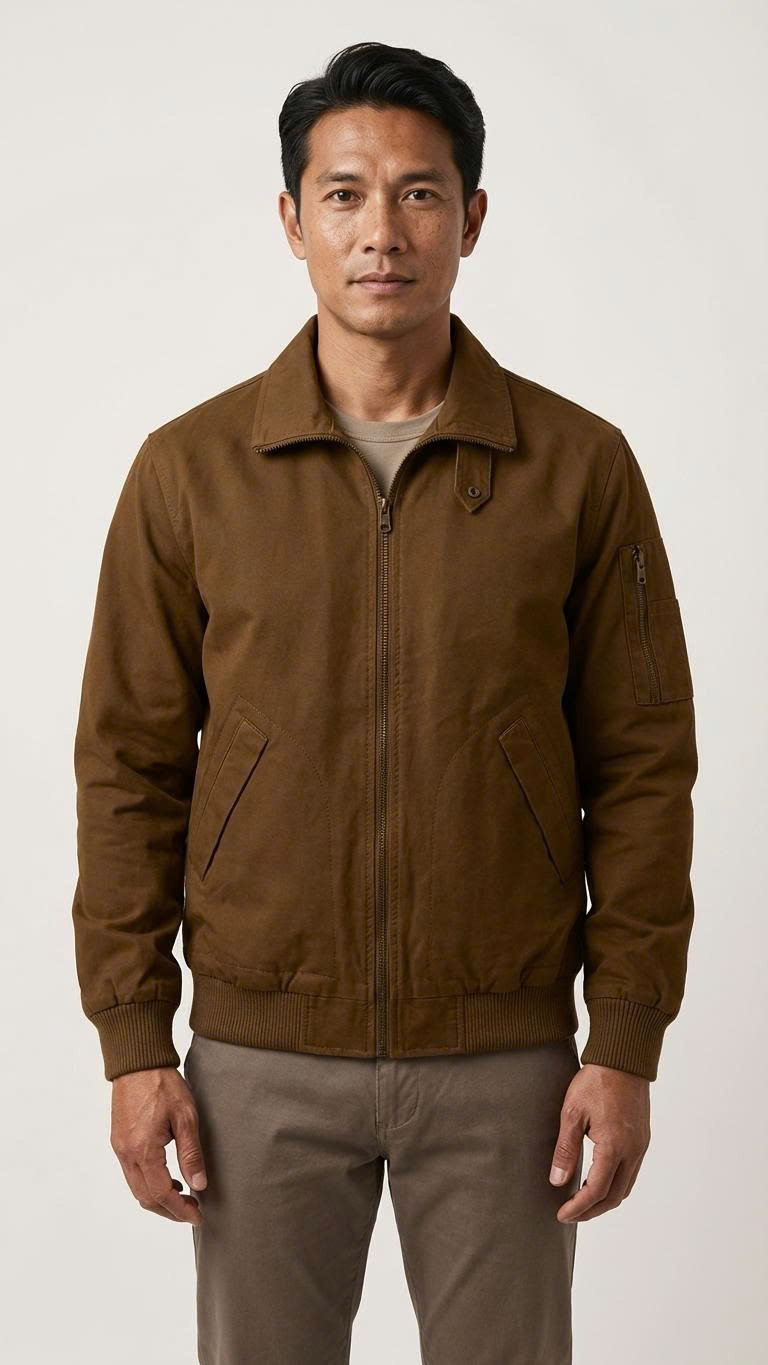 Áo Khoác Kaki Dày Lót Dù Nam Cổ Bẻ Có Túi Trong Cao Cấp Big Size 14 Áo Khoác Kaki Dày Lót Dù Nam Cổ Bẻ Có Túi Trong Cao Cấp Big Size