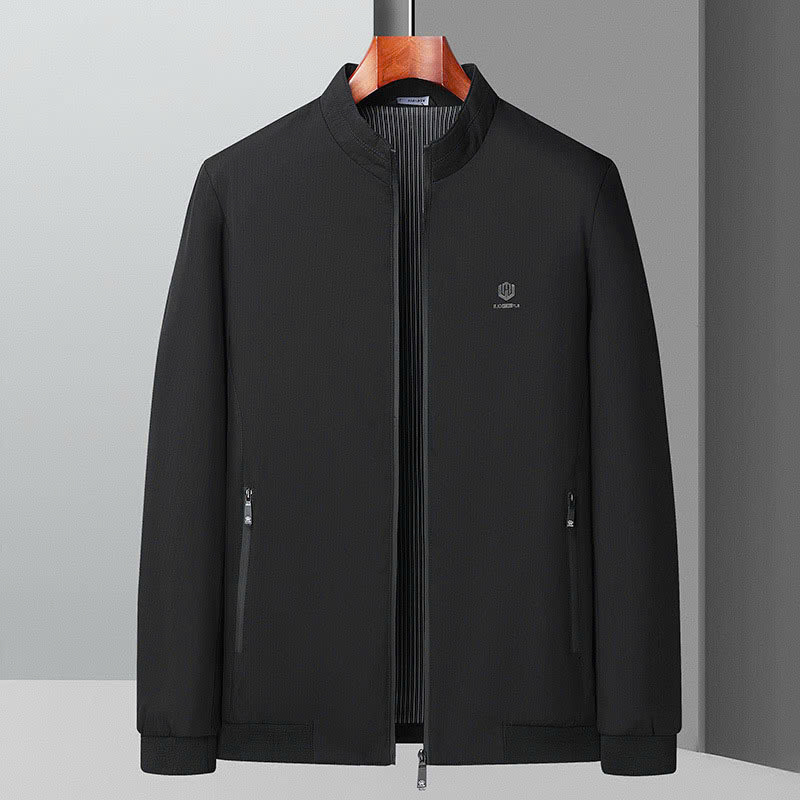 26301_3_20250421121129-2.png Áo Khoác Dù Nam Cổ Trụ Trong Lót Dù Sọc Có Túi Trong Cao Cấp - AK095