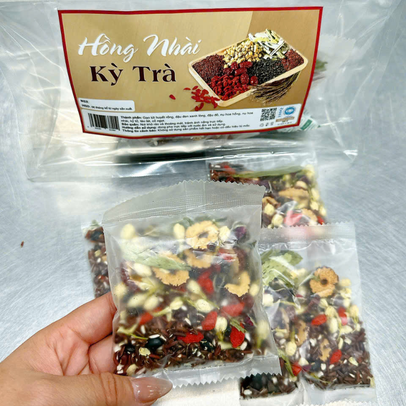 Nguồn hàng sỉ trà Hồng Nhài 300g Túi Zip 10 Gói 4 Nguồn hàng sỉ trà Hồng Nhài 300g Túi Zip 10 Gói