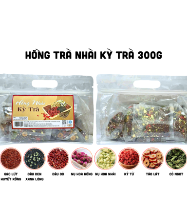 Trà Hồng Nhài 300g Túi Zip 10 Gói - HNKTTZ300G