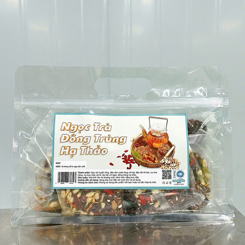 Nơi lấy sỉ trà Đông Trùng Hạ Thảo 300g Túi Zip 10 Gói 10 Nơi lấy sỉ trà Đông Trùng Hạ Thảo 300g Túi Zip 10 Gói