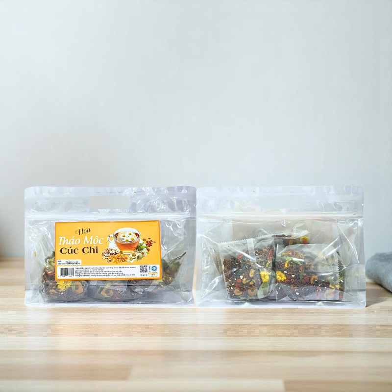Trà Cúc Chi Thảo Mộc Túi Zip 300g - Túi 10 Gói 5 Trà Cúc Chi Thảo Mộc Túi Zip 300g - Túi 10 Gói