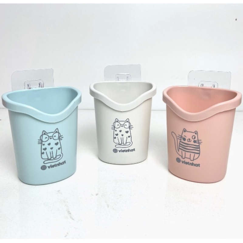 Cốc Dán Tường Đển Bàn Chải Đánh Răng Hokori Việt Nhật 8 Cốc Dán Tường Đển Bàn Chải Đánh Răng Hokori Việt Nhật