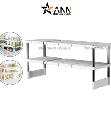 Kệ Gầm Bếp 2 Tầng - Kệ Bếp Cao Cấp 50×26.5x39cm - KGB01
