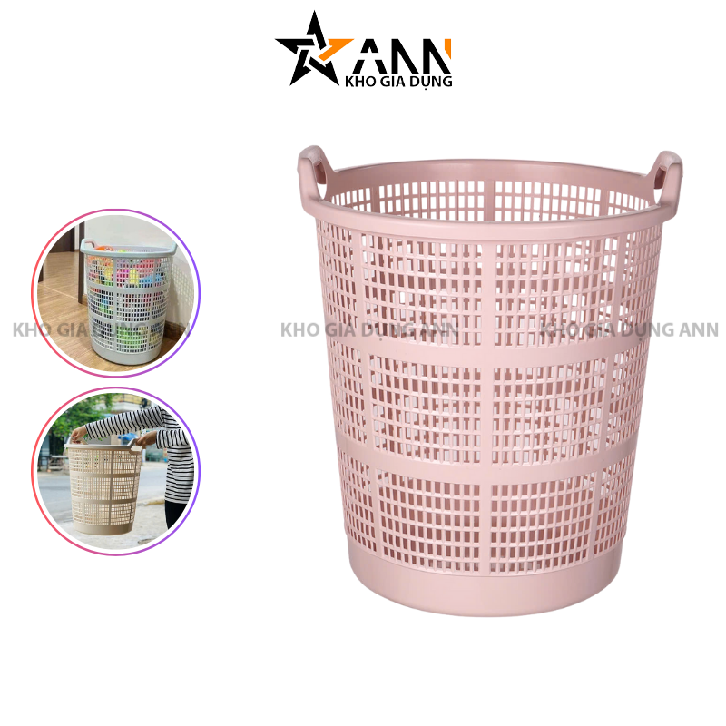 26372_2_20250505102557-1.png Sọt Đồ Quay Vuông 050 Việt Nhật - Sọt Đựng Quần Áo To Dày 42x33x51cm - SDQA01