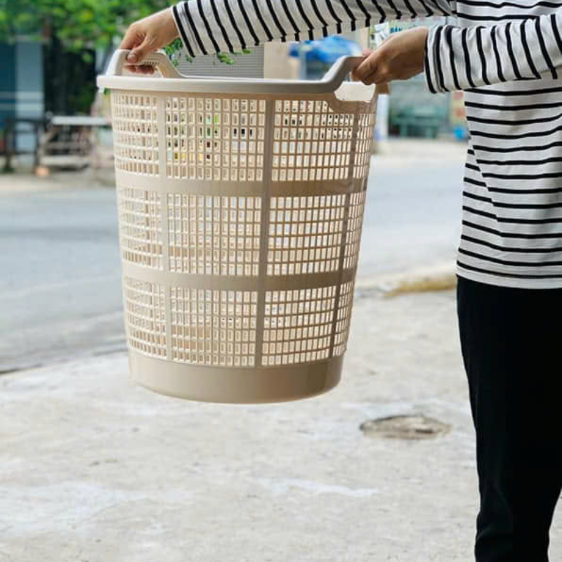 Chuyên sỉ sọt Đồ Quay Vuông 050 Việt Nhật - Sọt Đựng Quần Áo To Dày 42x33x51cm 7 Chuyên sỉ sọt Đồ Quay Vuông 050 Việt Nhật - Sọt Đựng Quần Áo To Dày 42x33x51cm