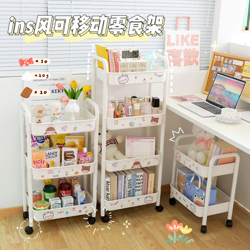 26374_4_20250505113402-1.png Kệ Nhựa 3 Tầng Trắng Có Bánh Xe Kèm Sticker Trang Trí - KDDCC01