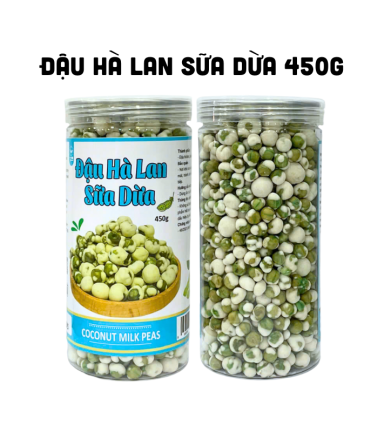 Đậu Hà Lan Sữa Dừa Thơm Ngon Hộp 450g - DHLSDH450G