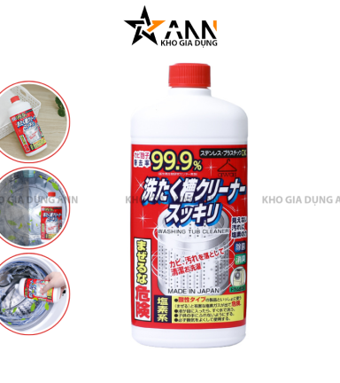 Nước Tẩy Lồng Máy Giặt Nhật Rocket - Nước Tẩy Máy Giặt 550g - 4903367303394