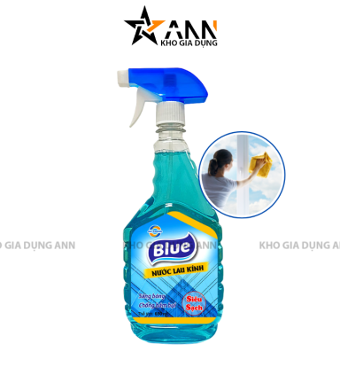 Nước Lau Kính Blue - Nước Làm Sạch Kính 650ml - 8936156730022