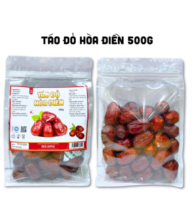 Táo Đỏ Hòa Điền Thơm Ngon Túi Zip 500g - TDHDTZ500G