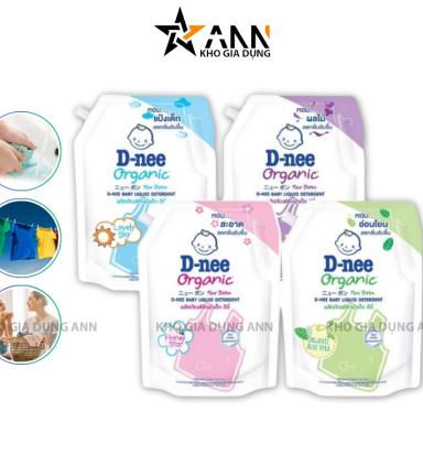 Nước Xả Vải Em Bé 1400ml - Nước Giặt Xả 2 Trong 1 An Toàn Cho Trẻ Sơ Sinh - NGQA02