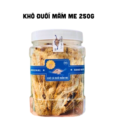 Khô Đuối Chấm Mắm Me Thơm Ngon Hộp 250g - KDCMMH250G