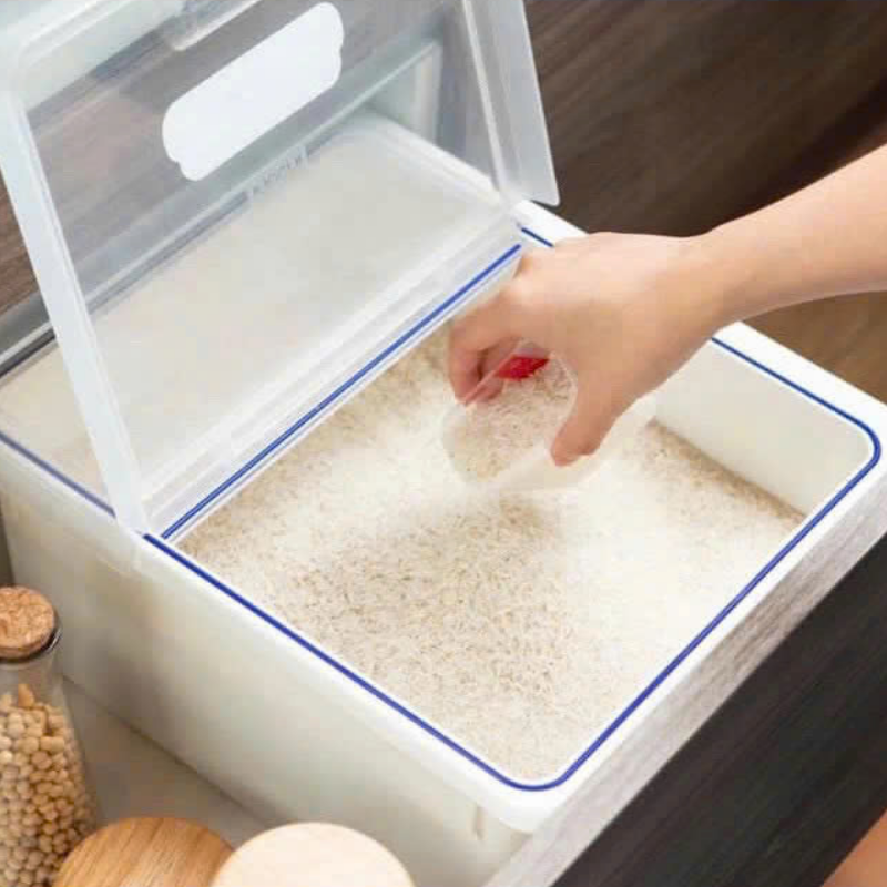 26433_5_20250611115041-1.png Thùng Đựng Gạo Inochi 12Kg - Thùng Đựng Gạo Chống Côn Trùng Bụi Bẩn Kèm Cốc - TDG02
