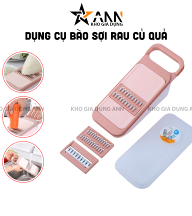 Dụng Cụ Bào Sợi Rau Củ Dạng Lưỡi Thay Thế - Có Khay Đựng Gọn Gàng Thuận Tiện - DBDN02