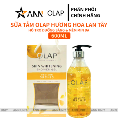 Sữa Tắm Olap Hương Hoa Lan Tây Màu Vàng Cánh Vàng 600ml - 8936150193441