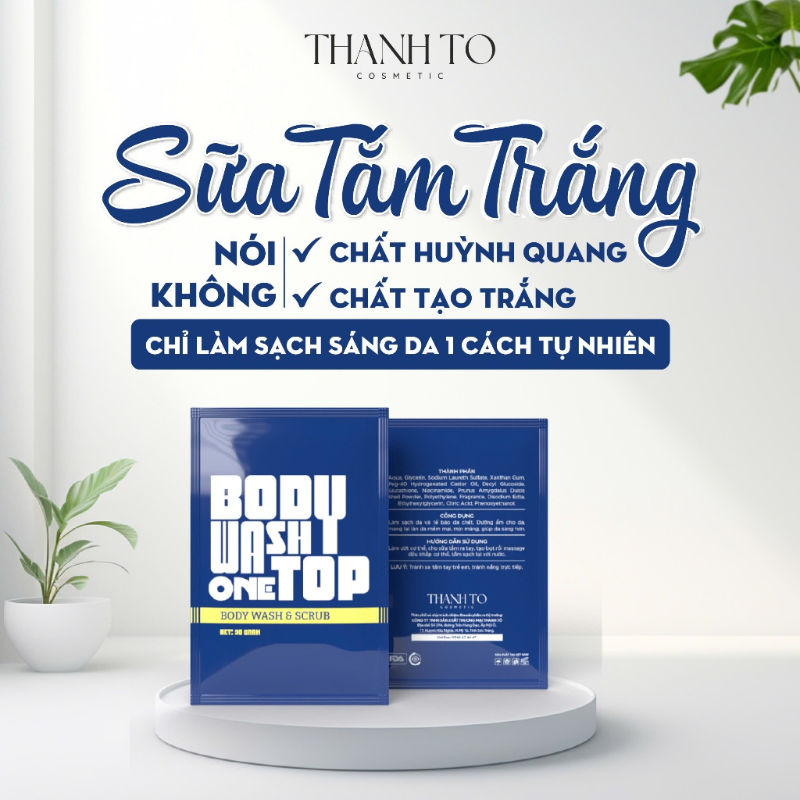 Nơi lấy sỉ 1 Bịt Tắm Trắng Thanh Tô Body Wash One Top 30g 5 Nơi lấy sỉ 1 Bịt Tắm Trắng Thanh Tô Body Wash One Top 30g
