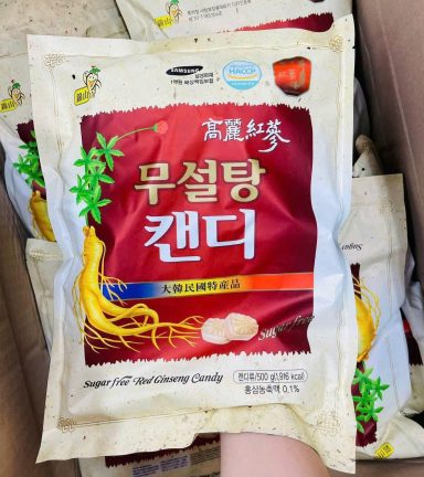 KẸO HỒNG SÂM KHÔNG ĐƯỜNG HÀN QUỐC - KHSKDHQ