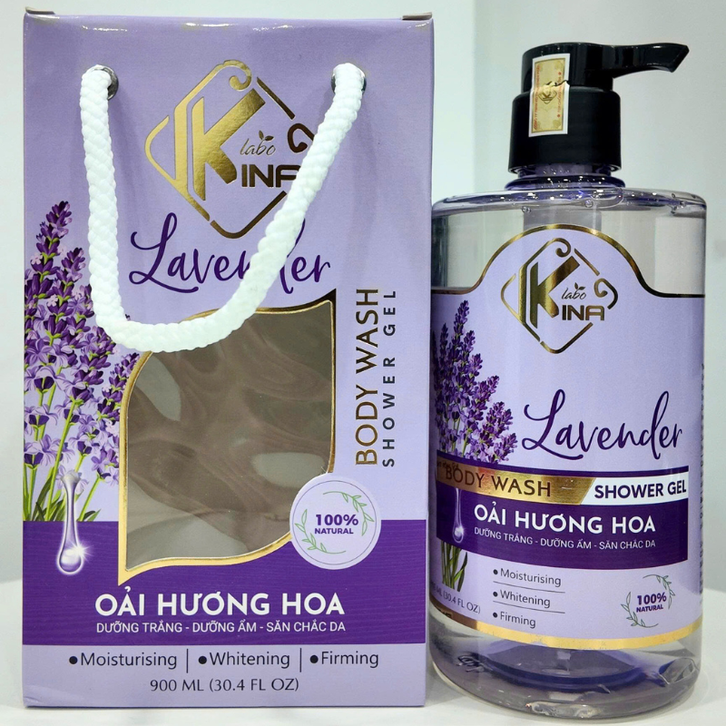 Sữa Tắm Kina Hương Nước Hoa Oải Hương 900ml - Hỗ Trợ Cấp Ẩm Dưỡng Sáng Da Mịn Màng - Tặng Kèm 1 Bông Tắm 12 Sữa Tắm Kina Hương Nước Hoa Oải Hương 900ml - Hỗ Trợ Cấp Ẩm Dưỡng Sáng Da Mịn Màng - Tặng Kèm 1 Bông Tắm
