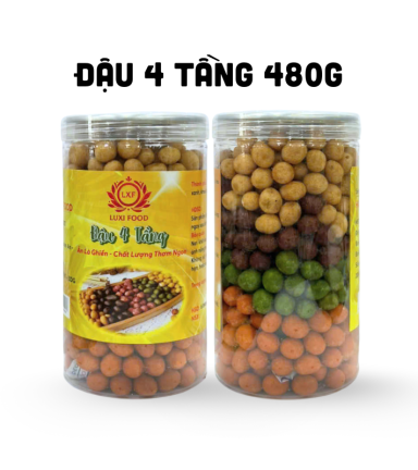 Đậu Phộng 4 Tầng 480g Thơm Ngon - 8936213140498