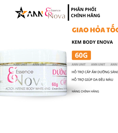 Kem Body Enova 60g Hỗ Trợ Cấp Ẩm Dưỡng Sáng Da Toàn Thân - 8938500619168